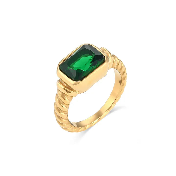 
                  
                    Elegant Gold Statement Gem Rings
                  
                