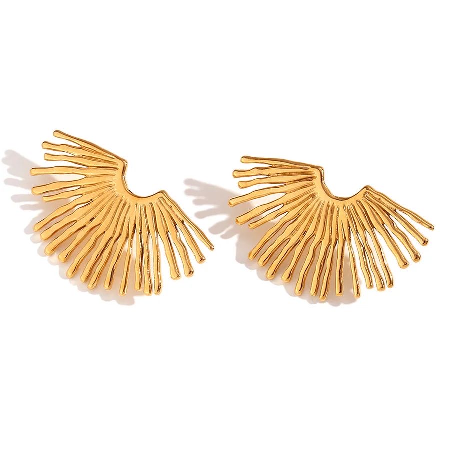
                  
                    Radiant Fan Statement Earrings
                  
                