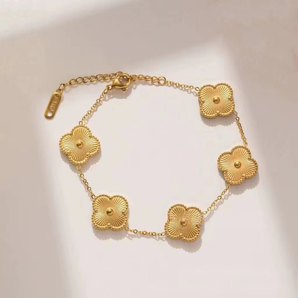 Gold Flower Bracelet