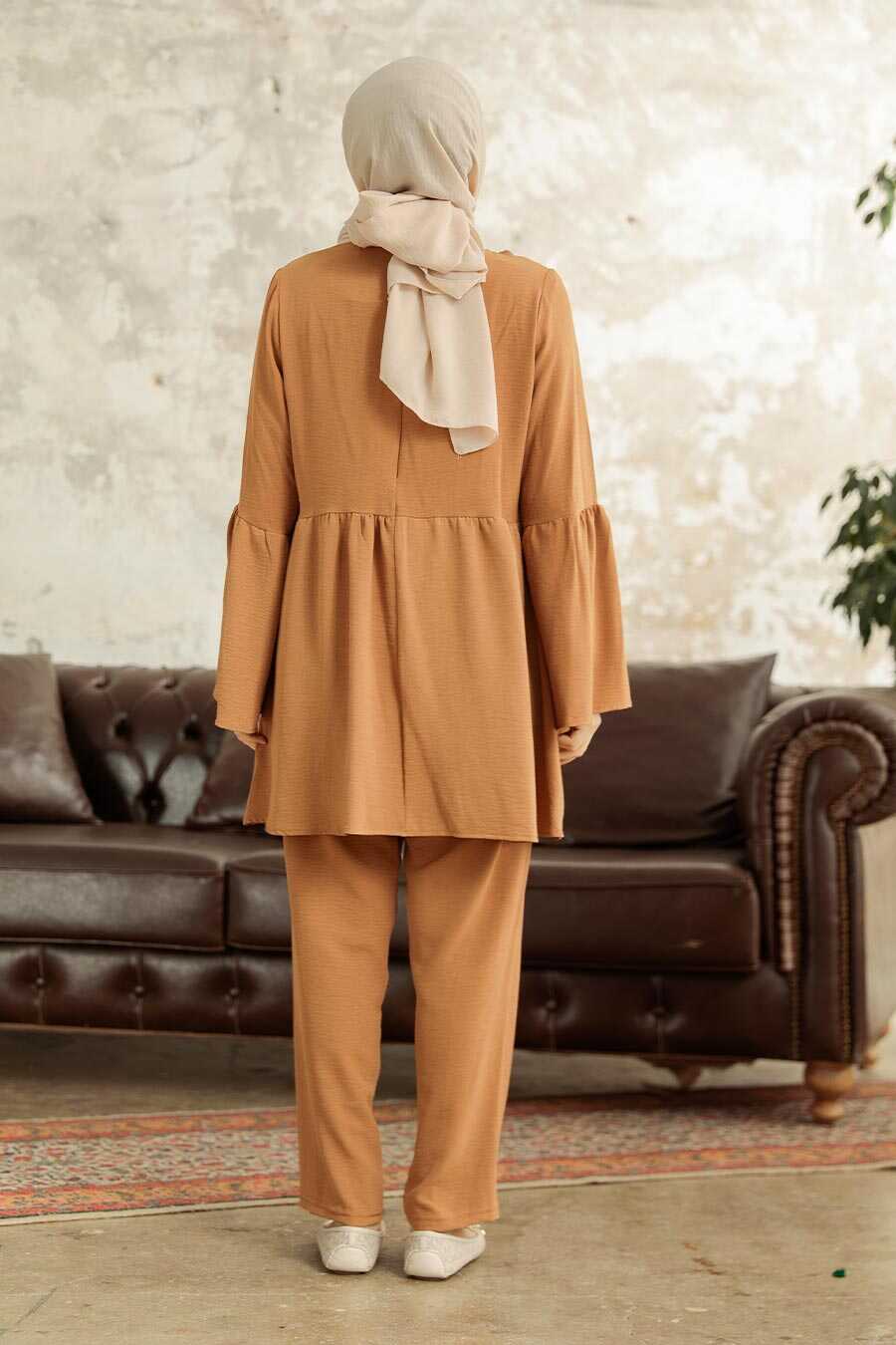 
                  
                    Camel Flowy Modest Coord Set
                  
                