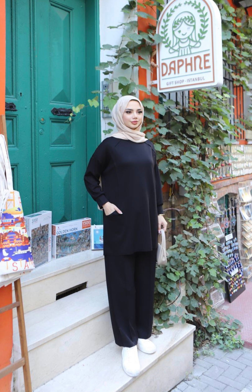 Black Relaxed Coord Set