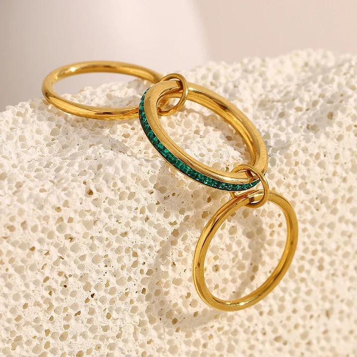 
                  
                    Emerald Layered Ring
                  
                